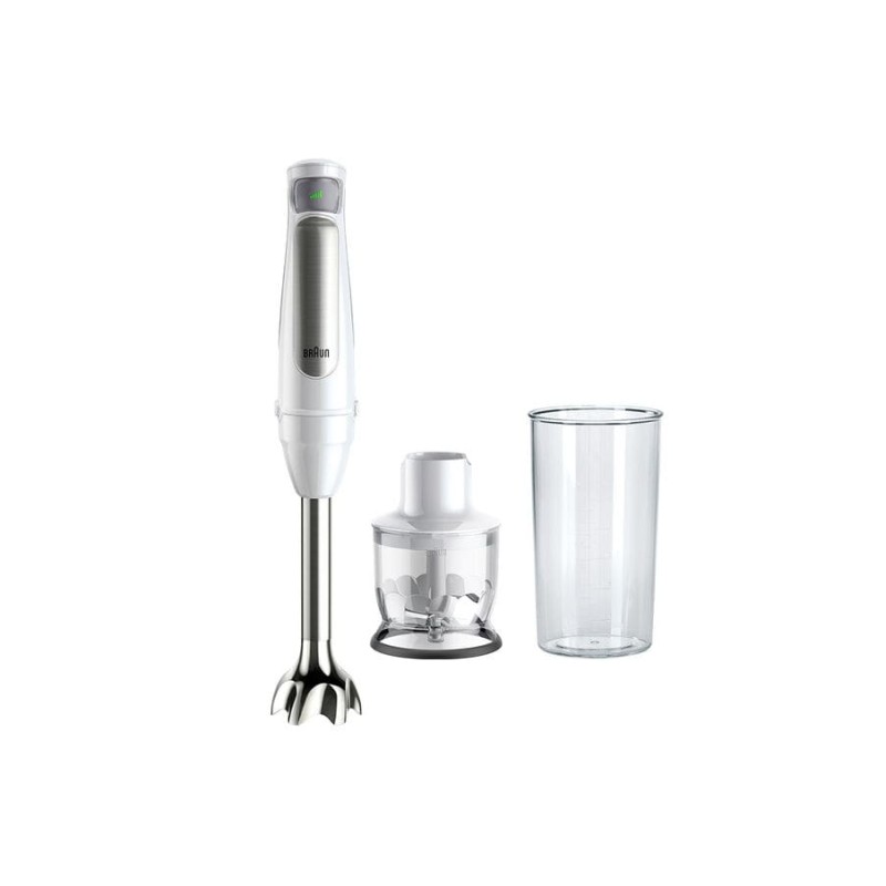 Braun Multiquick 7 MQ7020 WH Stavblender Premium hvid/børstet rustfrit stål